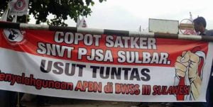 Proyek Amboradul,Kepala BWSS III dan Satker SNVT Sulbar di Minta Copot !