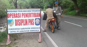 Satpol PP Donggala Intensifkan Razia PNS Bolos