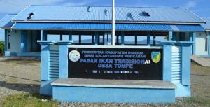 Sepi Pembeli dan Terancam Roboh,Pasar Ikan Tompe di tinggal Pedagang