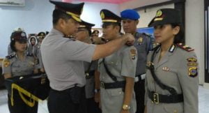 Sertijab Dilingkup Polres Palu,Polsek Palu Timur Kembali Dipimpin Polwan