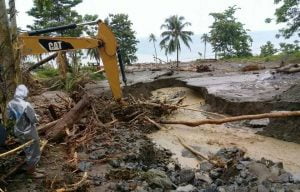 Banjir Bandang di Bunta,Tiga Warga Hilang tertimbun Longsor