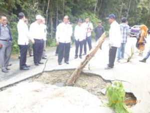 Kunjungan Gubernur Sulteng ke Lokasi Gempa