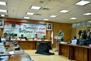 Hadiri Acara Focus Group Discusion Fraksi PKS DPR RI,Panglima TNI tegaskan  Pancasila Sebagai Pemersatu Bangsa