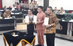Mou antar Polri,Kemendes dan Mendagri diteken, Kapolsek Wajib Awasi Dana Desa