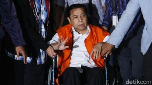 Setya Novanto Sudah di Gedung KPK, Tak Ada Benjol Sebesar Bakpao di Kepala Novanto