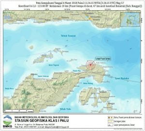 Warga Balantak Kabupaten Banggai Sempat Panik Karena Gempabumi