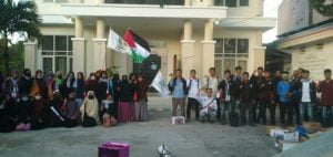 Aksi Solidaritas Untuk Palestina,Gabungan Mahasiswa Di Palu Galang Dana