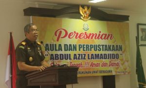 Aula Dan Perpustakaan Abdul Aziz Lamadjido di Kejati Sulteng Diresmikan