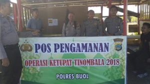 Polres Buol Siapkan Lima Pos Pengamanan Untuk Operasi Ketupat Tinombala 2018