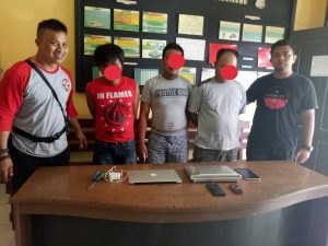 Polsek Momunu  Ciduk Tiga Pelaku pencurian di Buol