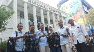 Sidang Perdana PHP Pilkada Donggala 2018 di MK, Tim Pemenangan Sakaya Hadir beri Dukungan Moril