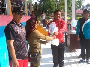 Sambut HUT RI Ke – 73, Wabub Tolitoli Jalan Santai dan Senam Tobelo