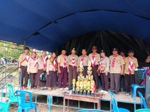 Perkemahan Kwaran Tomini di Bumi Perkemahan Ogo Tuil,  Berlangsung Sangat Meriah
