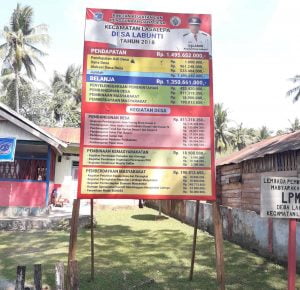 Akibat tidak Libatkan Penambang Pasir lokal,Penggunaan Dana Desa di Labunti disorot