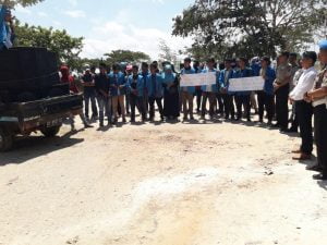 Laskar Mahasiswa IAIN Kendari Demo Polres Muna, Desak Proses Hukum Kades Cabul Dituntaskan