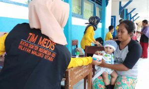 Sentuhan Kemanusiaan Melalui Pelayanan Kesehatan,Tim Relawan Kemanusiaan Asal Malut Buka Posko di Sindue.