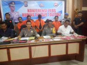 Minggu Pertama Pimpin Polres Tolitoli, AKBP  Hendro Purwoko, SIK, MH, Bekuk Pengedar Narkotika 