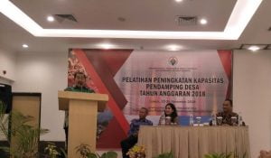 PELATIHAN PENINGKATAN KAPASITAS PENDAMPING DESA DI LUWUK SUKSES DIGELAR