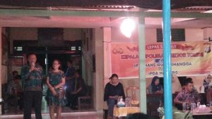 Pisah Sambut Kapolsek Tomini, IPTU Hans Irus Djihangga  Ucapkan Terima Kasih