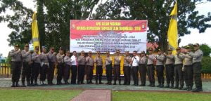 Hadirkan Rasa Aman Jelang Natal dan Tahun Baru 2019,Polres Tolitoli Gelar Operasi Lilin Tinombala 2018