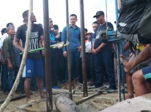 Kunjungi Korban Bencana Di Sigi,AHY Sumbang Sumur Bor