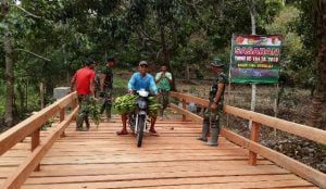 Sumringah Senyum Warga Palolo Usai TMMD Taklukkan Jalan Jepang