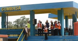 Kejati Sulteng Monev Ke Proyek Rehabilitasi Bendung Irigasi Gumbasa