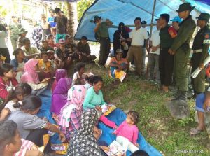 Resimen Mahasiswa Pawana Sakti Kunjungi Pelosok Kecamatan Sindue