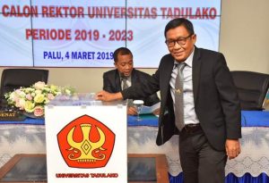 Kantongi 79 Suara,Prof Mahfudz Terpilih Menjadi Rektor Untad Periode 2019-2023