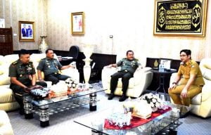Singkronisasi Data Bencana ,Staf Ahli Panglima TNI Kunjungi Pemerintah Kota Palu