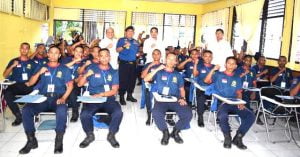 Hadir ditengah Pelatihan Satuan Reaksi Cepat ,Wawali Kota Palu Motivasi Anggota Damkar Kota Palu