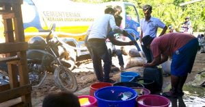 Antisipasi Krisis Air Bersih Pasca Banjir ,BPPW Sulteng Siagakan Armada Mobil Tangki Di Sadaunta