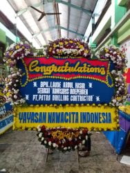 Jabat Komisaris PT. Pertamina Patra Drilling Contractor, La Ode Hasar “Bertaburan Bunga”