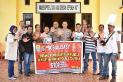 Polisi Gandeng Wartawan Sosialisasi Satgas Saber Pungli