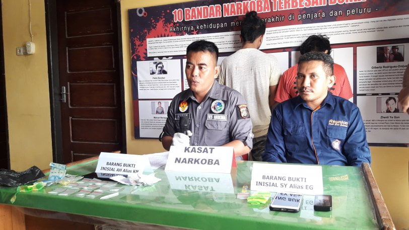Lagi!!! Dua Terduga Pengedar Shabu Diringkus Satres Narkoba Polres Muna