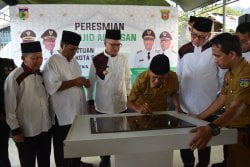 Beri Sambutan Peresmian Masjid Al-Ihsan, Wali Kota Palu : Terima Kasih pada Pemerintah dan masyarakat kota Samarinda