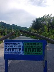 Waspada Penyebaran Covid-19,Objek Wisata Pantai Sabang Resmi Ditutup