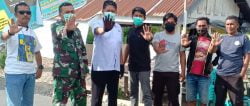 Kades Laulalang Bersama Warganya Lawan Covid-19