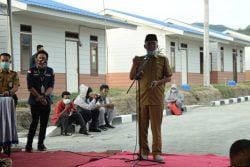 Air Belum Memadai, dari 550 KK baru 20 KK yang ditempatkan di Lokasi Huntap I kel. Tondo