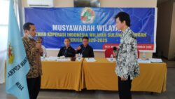 Fauce Andrian Ketua Terpilih Dekopinwil Sulteng Periode 2020-2025