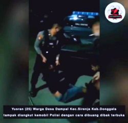 Viral,Warga Penghuni Huntara diduga jadi Korban Penganiayaan Polisi
