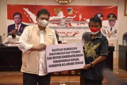Maksimalkan Upaya Pengentasan Covid-19 , Gubernur Sulteng Rusdy Mastura Di Apresiasi Menko Bidang Perekonomian Airlangga Hartanto