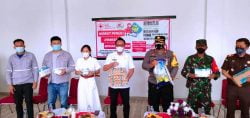 Peduli Pandemi Covid-19, PT GNI Salurkan Obat Dan Makanan Ke Pemda