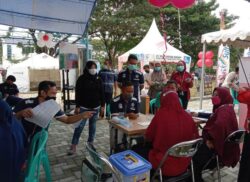 Peringati HUT PMI Ke- 76,  PMI Parimo Gelar Donor darah, Cek Golongan darah Dan Vaksin Secara Gratis