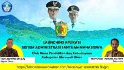 Permudah Pemohonan Beasiswa , Bupati Morowali Utara Louncing Aplikasi Sistem Administrasi Bantuan Mahasiswa