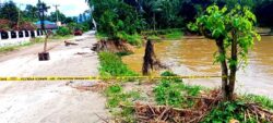 Nyaris Putus Digerus Banjir, BPBD Tolitoli Amankan Jalur Jalan di Kalangkangan-Tinigi