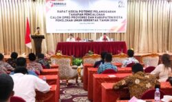 Bawaslu Sulteng Gelar Raker Guna Antisipasi Potensi Pelanggaran Tahapan Pencalonan Caleg DPRD Serentak Tahun 2024
