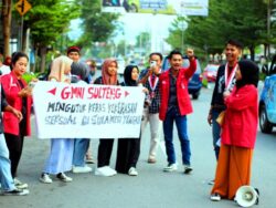 Kekerasan Terhadap Perempuan Meningkat, GMNI Sulteng Gelar Aksi Keprihatinan