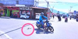 Lima Bulan Usai Dikerja, Proyek Pedestrian Jalan Tombolotutu Mulai Alami Kerusakan