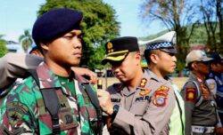 Gelar Pasukan Menandai Kegiatan Operasi Mantap Brata 2023 Di Tolitoli